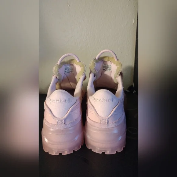 Reebok Cardi B x Club C J 'GLASS PINK' - Picture 9 of 12